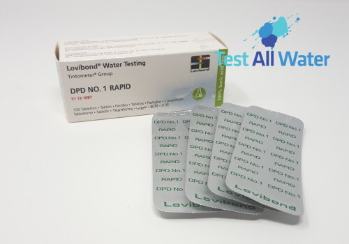 Lovibond Dpd No1 Rapid Sciogliere Compresse. 100 Scatola