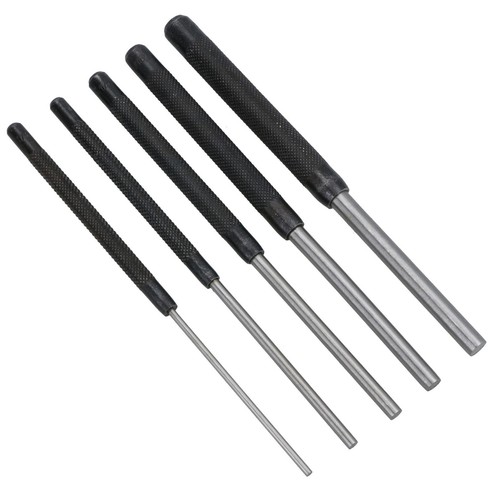 5pc Parallel Pin Punch Set 1/8 3/16 1/4 5/16 3/8 8" 200mm Long Punch TE670 - 第 1/6 張圖片