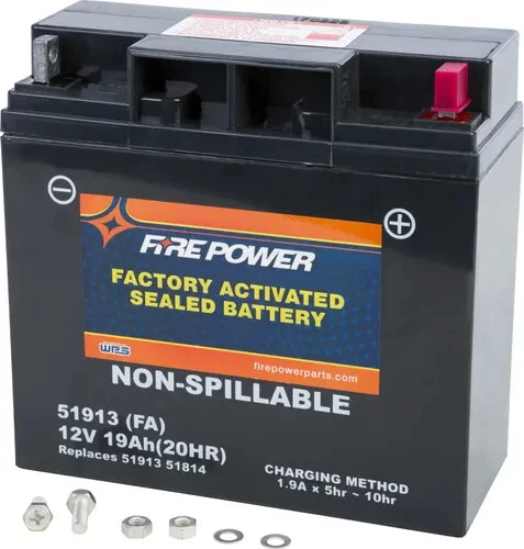 FP Factory Sealed 12V Battery 51913FA BMW R65LS 81-84 - Image 2 of 4