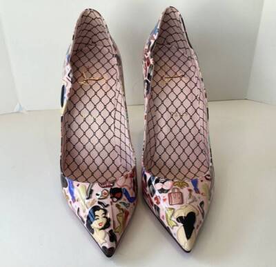 CHRISTIAN LOUBOUTIN HOT CHICK GRAPHIC FASHION PUMPS 38 | eBay