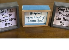 Home Decor Shadow Boxes With Sayings