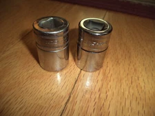 2-SNAP ON 6PT SOCKETS NEW 19MM PRE-OWNED 20MM EXCELLENT
