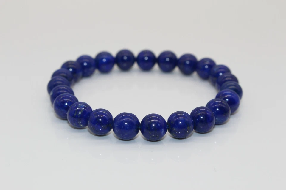 Lapislazuli Armband AAA 8-9-10-12-14mm Power Geschliffen Heilsteine Natursteine - Bild 3 von 4