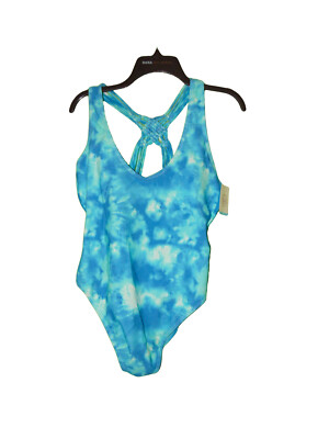 SO Blue One Piece Swimsuit Large Women New