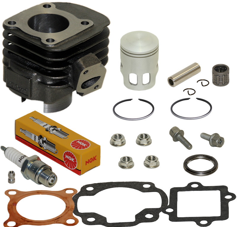 Kit cylindre haut moteur 50cc 2T avec axe 10mm pour Neos Ovetto Jog Mach-G air