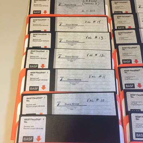 Vintage Z USERS GROUP 8” Floppy Disks Set of 16 DISKS VHTF - Afbeelding 6 van 12