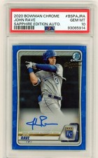 2020 Bowman Chrome Sapphire Edition Baseball Cards - PSA 2020 Bowman Chrome Sapphire Edition Baseball Cards - PSA