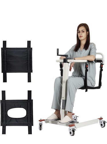 Patient Lift Transfer Chair, Patient Lift for Home Wheelchair Portable-NO SCREWS