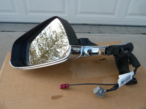 NEW Tesla Model S MS Left Drivers Side Exterior Door Mirror OEM No Cover
