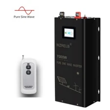 Pure Sine Wave Inverter 7000W 24V to 120/240V Split Phase Solar Home Car Remote