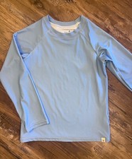 VGUC Boys Love  Grow Ocean Waves Blue Rashguard Rash Guard Size 12Y