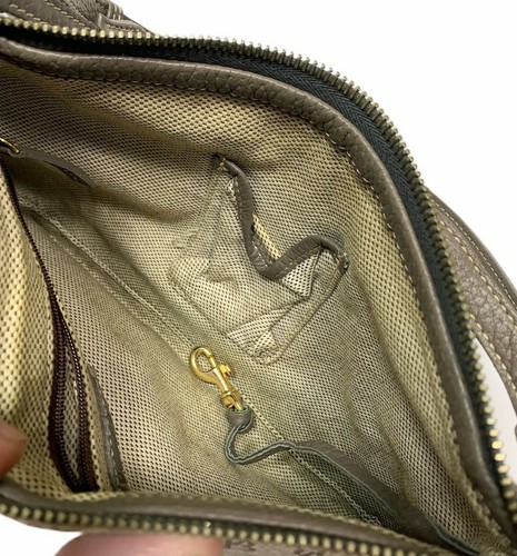 * Dooney & Bourke Slim Zip Top Purse/Handbag/Shoulder Bag-Leather & Jacquard - Picture 10 of 11
