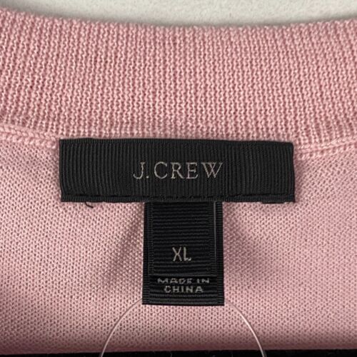 J.Crew Classic Tippi Merino Wool Sweater Size XL Pink Crew Neck - Picture 4 of 10