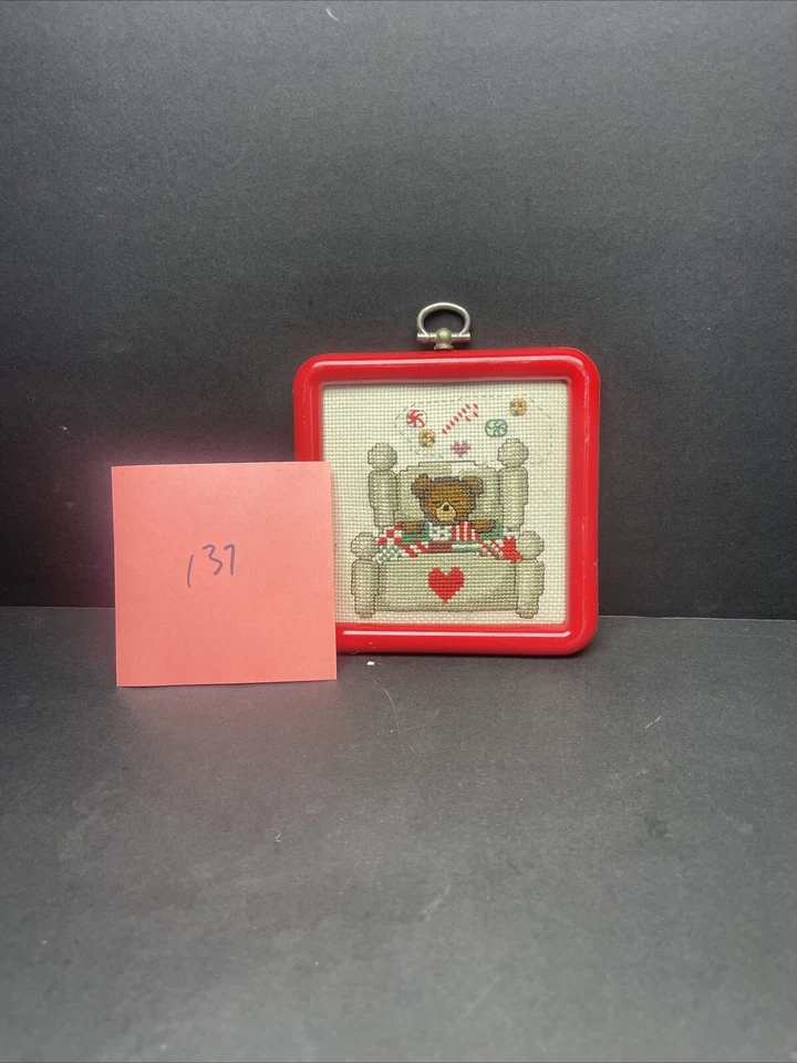 Dale Burdett Un oso de peluche Navidad y un oso Navidad punto de cruz Foto 4 de 4