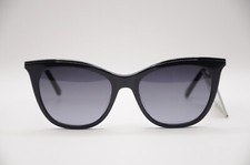 FOSSIL FOS 2103/G/S CAT EYE SUNGLASSES BLACK/BLUE GRAY 52-18-140 NEW