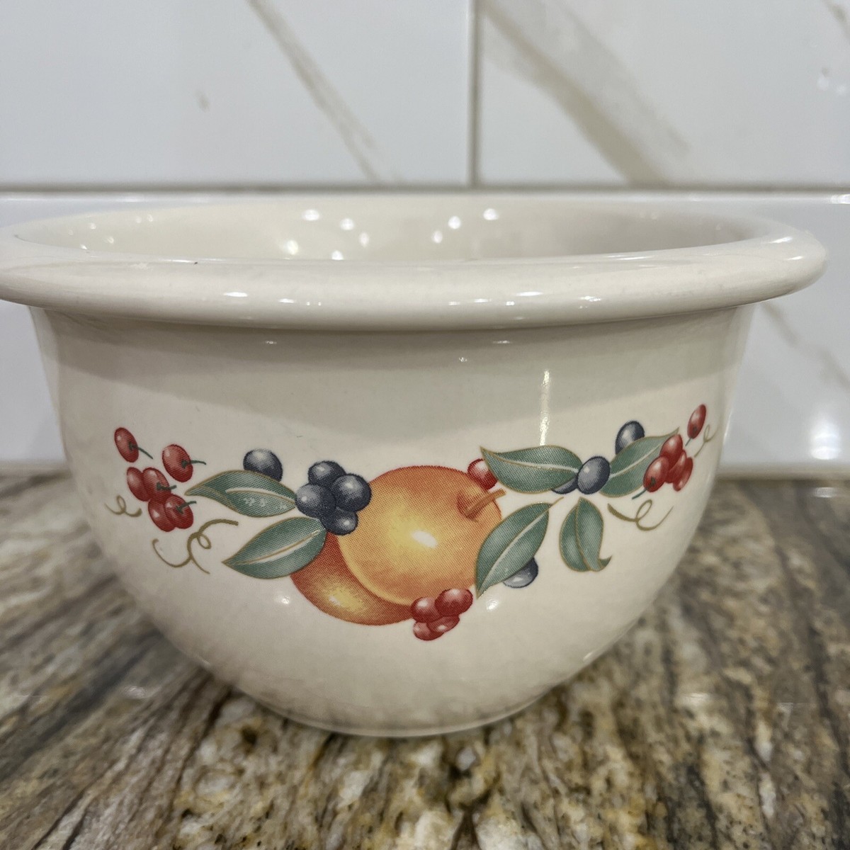 Corning Corelle Coordinates Stoneware Abundance Fruit 1 Qt Mixing