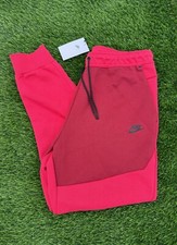 Nike Tech Fleece Sportswear Joggers Sweatpants Pants Berry Pink Red XL NEW