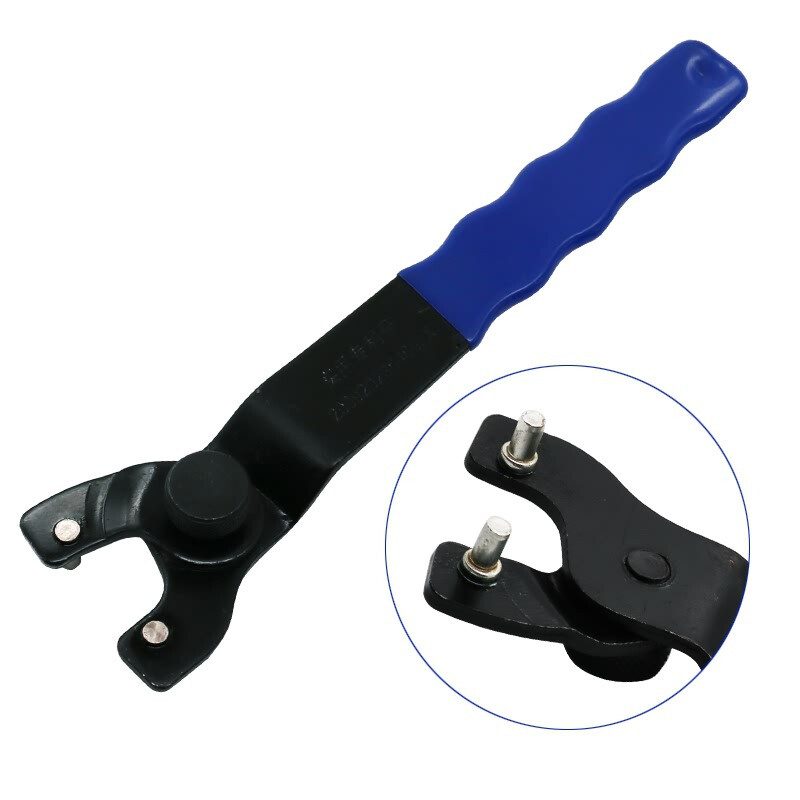 Adjustable Angle Grinder Wrench with Pin Spanner for Nuts