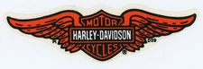Harley Davidson Winged Bar Shield INSIDE WINDOW Decal OEM Part #D29 ~ 4.75 Inch!