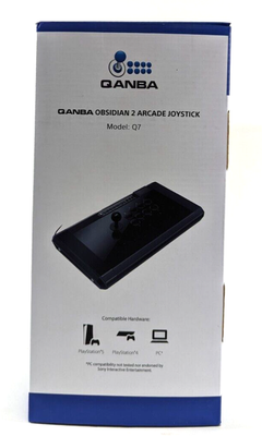 Qanba Q7 Obsidian 2 Wired Joystick for PlayStation PS5 PS4 and PC 