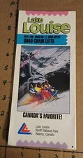 1989/90 LAKE LOUISE SKI AREA BROCHURE   EX- MINT COND