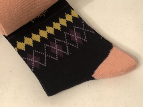 Pringle, Ladies', 3 Pair Pack, Cotton Rich Coloured Trim, Crew Socks - UK 4-8 . - Picture 5 of 8