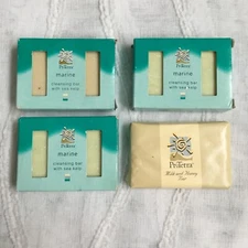 NEW Lot of 4 ProTerra Milk & Honey Bar Marine Cleansing w/ Sea Kelp RARE