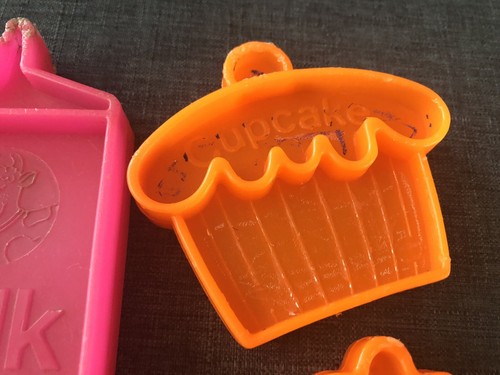Vintage Mattel Tuff Stuff Plastic Toy Pretend Food 3 Pieces 1972 - Picture 2 of 10