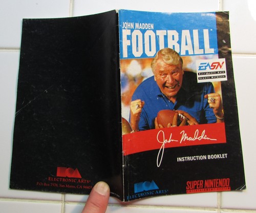 Super Nintendo SPORTS instruction manuals SNES -- you pick -- free shipping!! - Picture 78 of 458