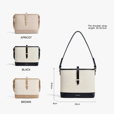 MOSSDOOM Catly Bag For Women Rectangle Shoulder High Capacity Simple Korean