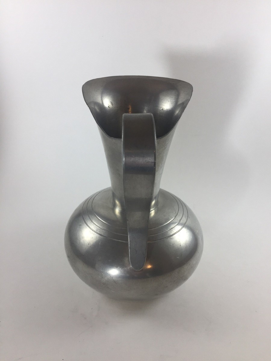 Vintage Savo Tinn Pewter Pitcher Made in Norway 6