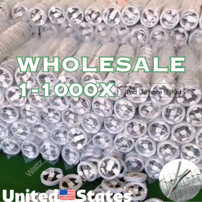 Wholesale USB Fast Charger Cable 3ft/6ft For iPhone SE 11 12 13 14 Charging Cord