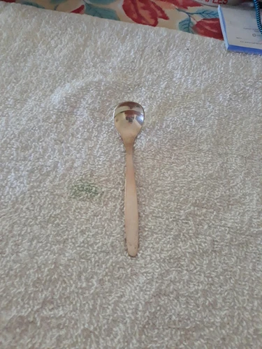 Towle sterling silver salt/ mustard ladle #03