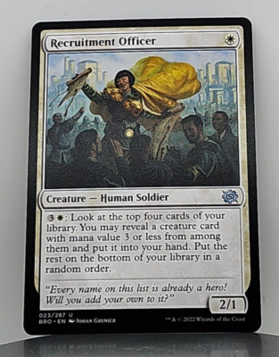 Recruitment Officer - The Brothers' War - BRO - 23/287 - MTG | eBay
