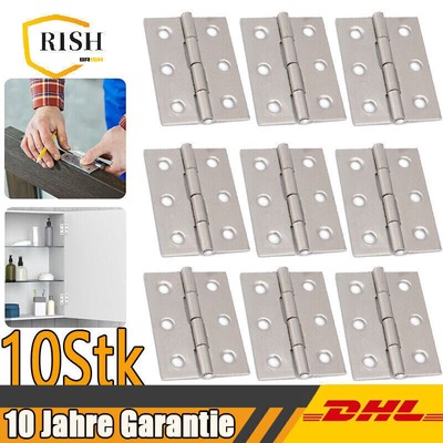 10PCS Scharniere Klappbar Scharnierband Türscharnier Fensterscharnier Schachtel