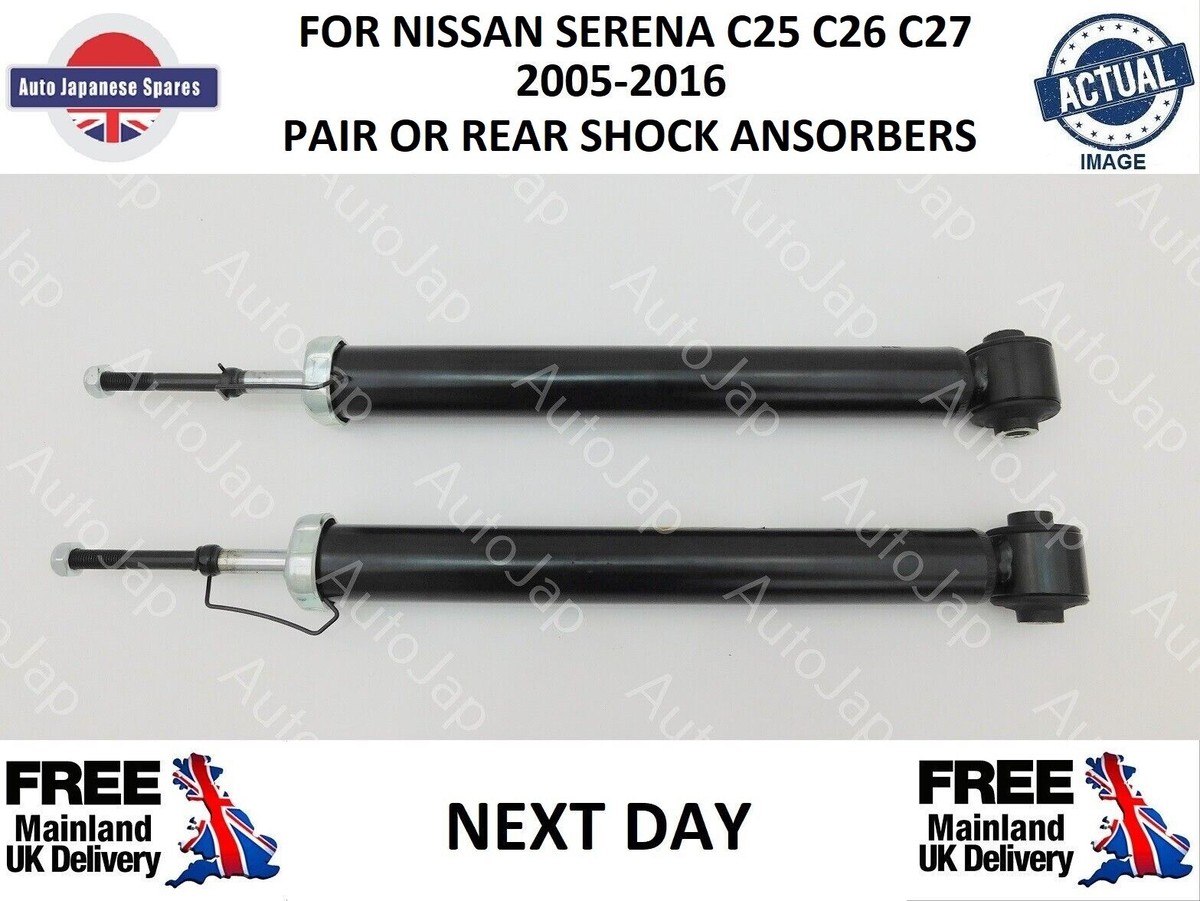 ネギトロS FOR NISSAN SERENA 2.0i C25 C26 C27 2005-2016 PAIR OF REAR