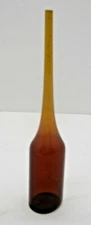 Antique Unused Amber Glass Ampule  Handblown?