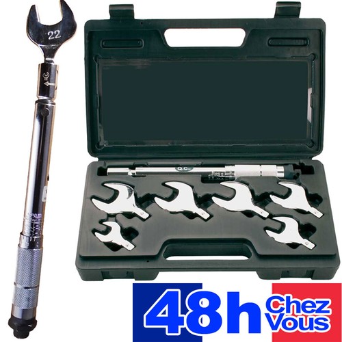 Multiplicateur De Couple 1:64 - 4800 Nm - Clé Dynamométrique Écrous Roues - Kit Complet Avec Douilles 21-41 Mm & Mallette
