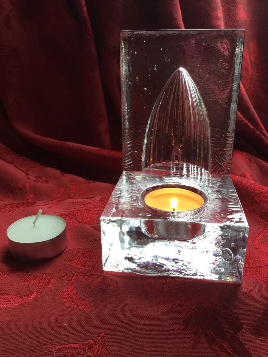 NEW FLAWLESS Stunning KOSTA BODA Crystal STARLIGHT HOME VOTIVE