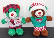 Build A Bear Advent Calendar Bears Brown And Green Plush Hot Chocolate Lot Of 2