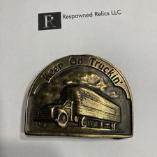 Vintage Keep On Truckin  Belt Buckle