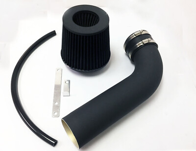 All BLACK COATED Air Intake Kit For 1992-1995 Chevy S10 Blazer Vortec CPI 4.3 V6