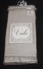 New Voile cotton Euro Pillow Sham in gray 26" X 26"