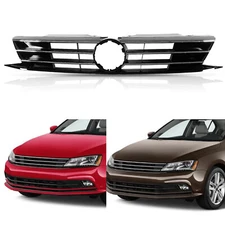 Fits2015 2016 2017 2018 Front Bumper Chrome Grill Grille S/SE 1.8L 2.0L 2.5L