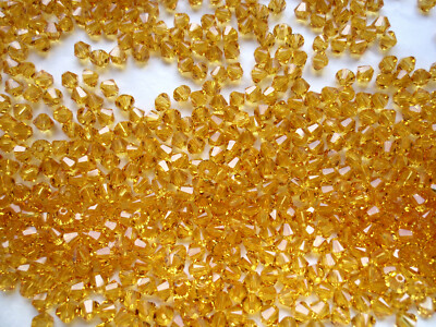 30 Swarovski  Kristall Perlen XILION Beads 4mm SUNFLOWER (292) Art. 5328