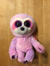 TY Beanie Boos 6" DREAMY Purple Sloth Plush Stuffed Animal Toy MWMTs Heart Tags