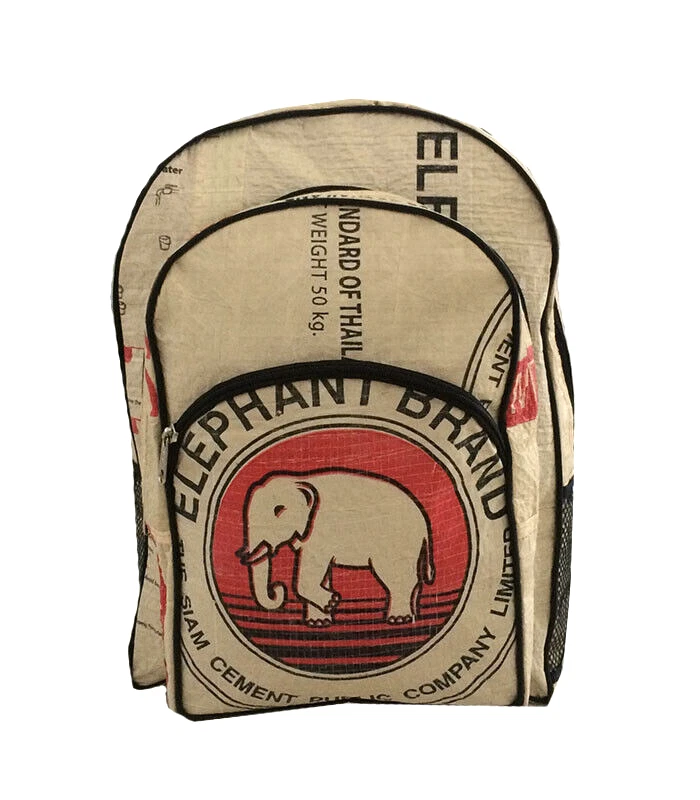 Elephant Brand Deluxe Recycled Backpack Fair Trade from Cambodia