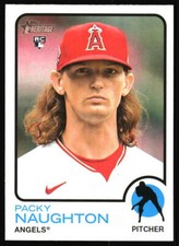 2022 Topps Heritage Packy Naughton  Rookie  #665 Los Angeles Angels