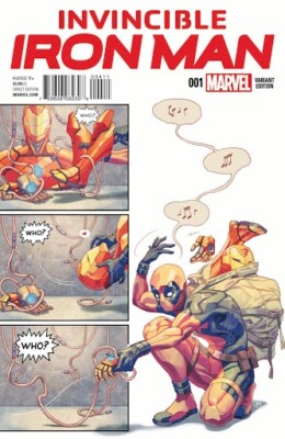 INVINCIBLE IRON MAN (2015) #1 - Putri Variant - New Bagged
