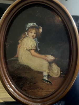 Little Miss Muffet - J E Millais Print